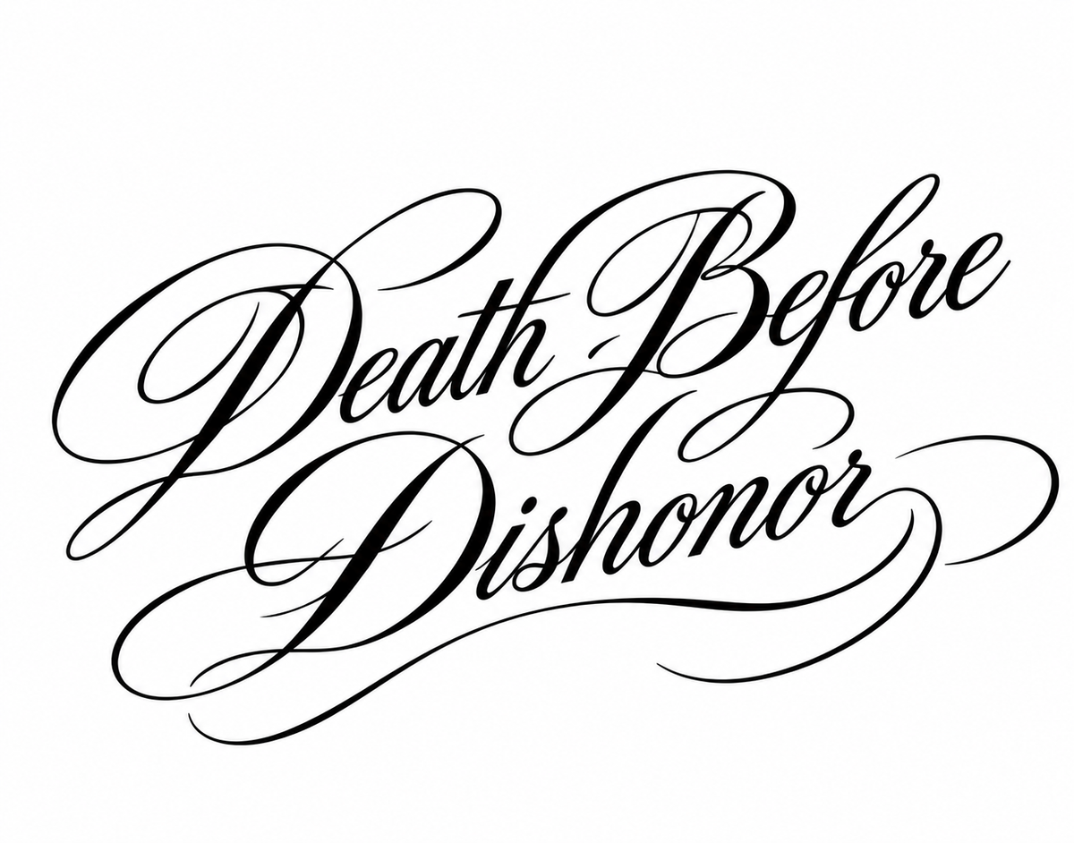 D3ATH B3FOR3 DISHONOR