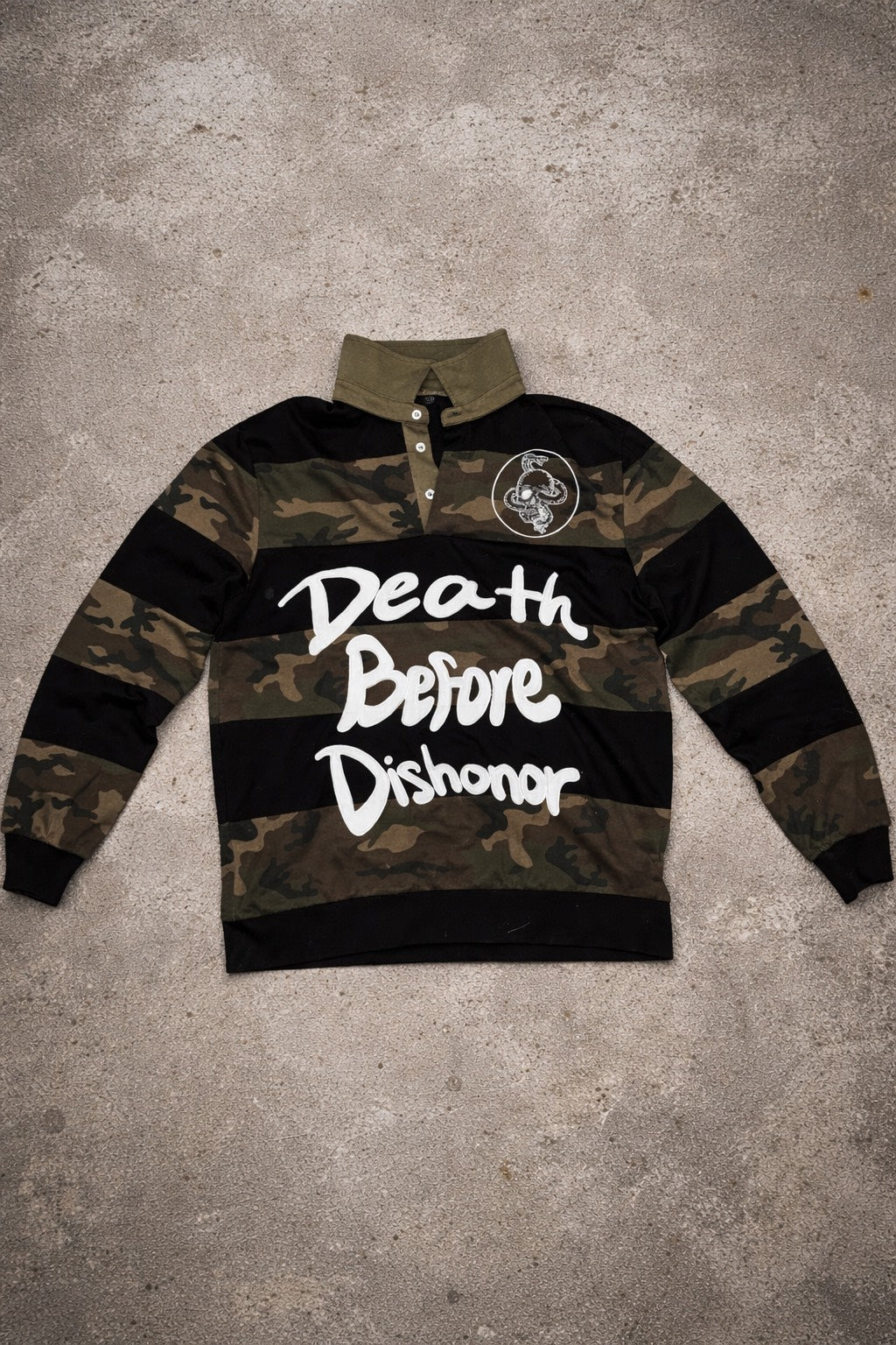 Death Before Dishonor Polo Camo